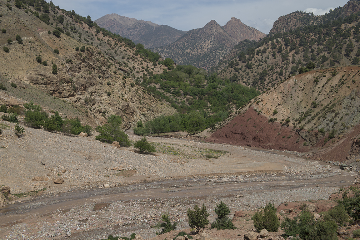 River bed in the High Atlas Mountains