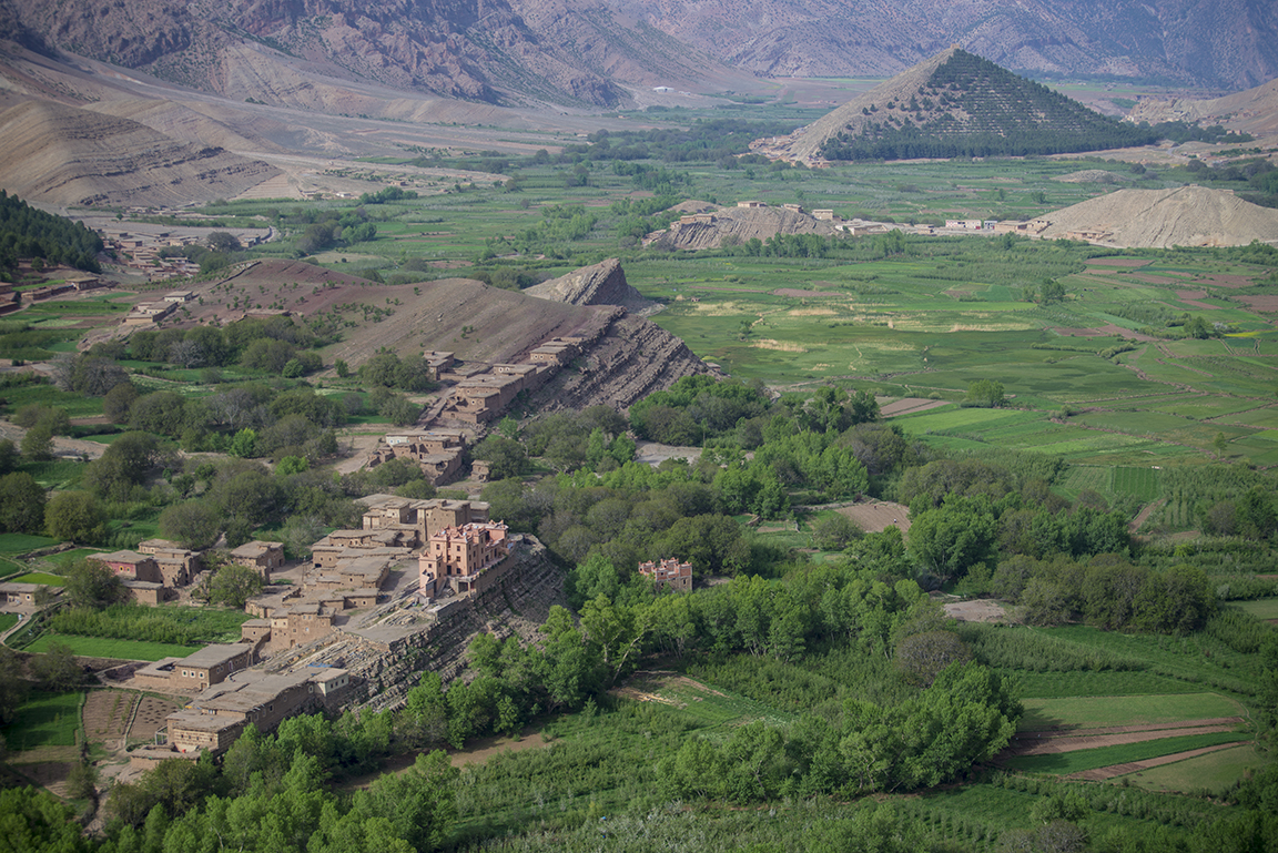 View of the Ait Bougoumez Valley from Sidi Moussa