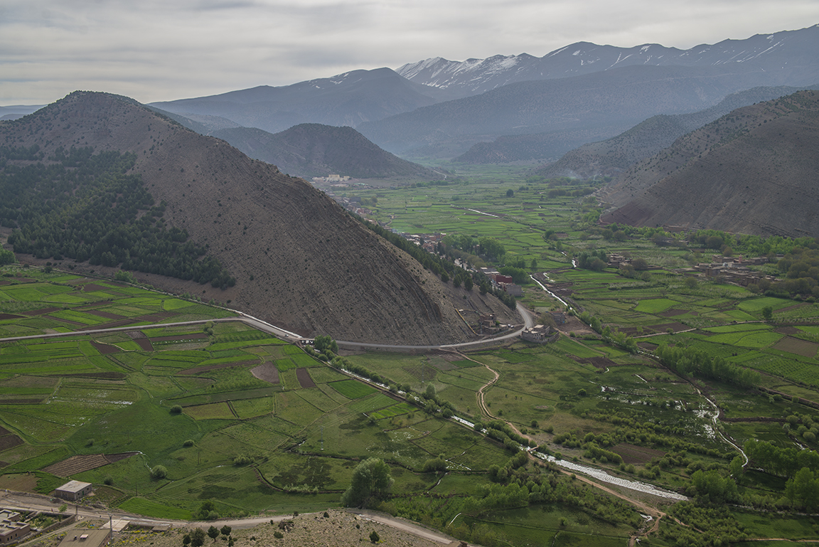 View of the Ait Bougoumez Valley from Sidi Moussa