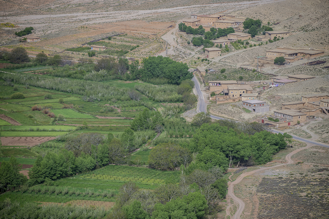 View of the Ait Bougoumez Valley from Sidi Moussa