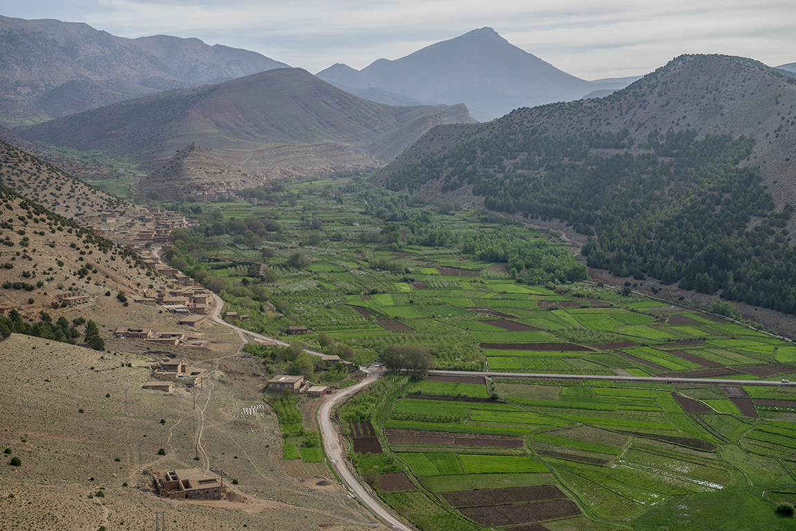 View of the Ait Bougoumez Valley from Sidi Moussa