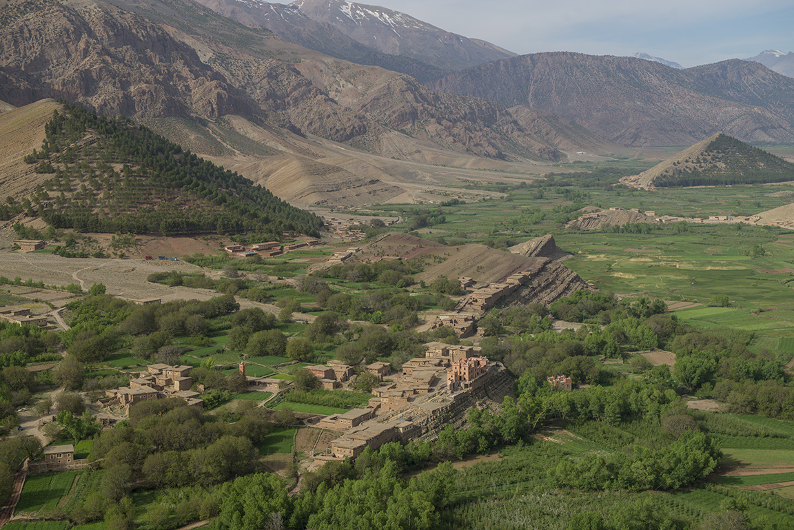 Village view from atop Sidi Moussa