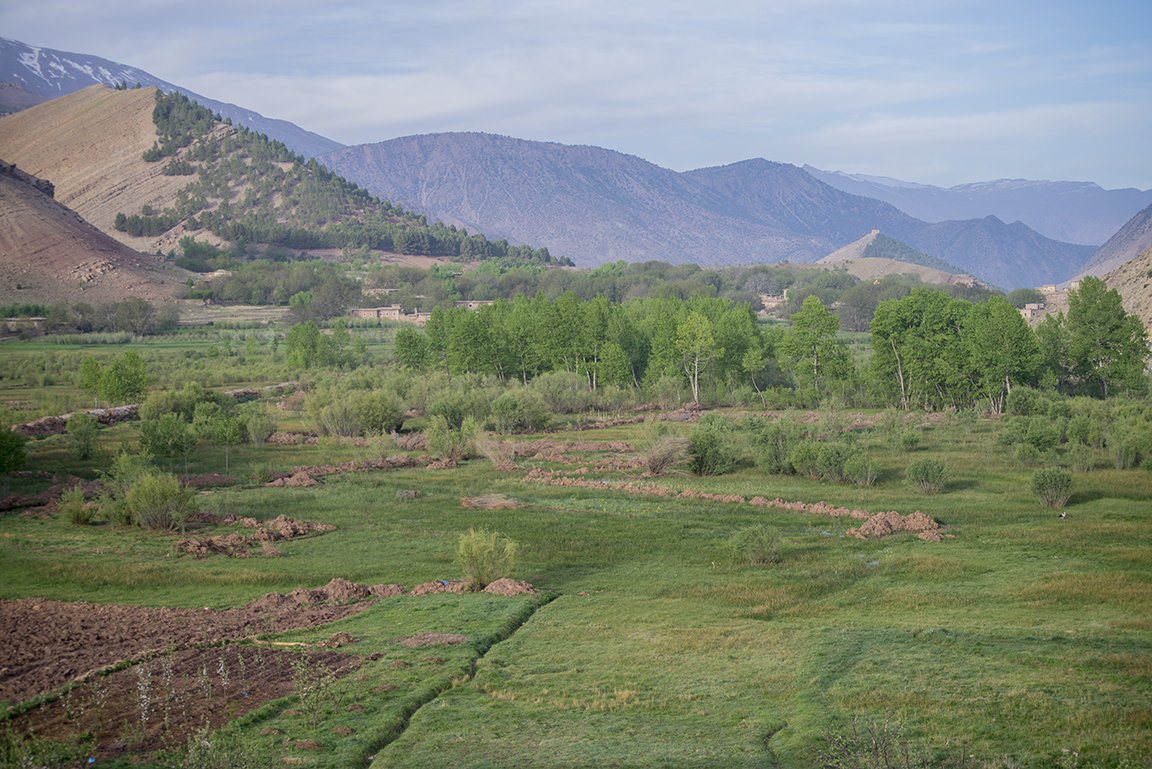 View of the Ait Bougoumez Valley from Sidi Moussa