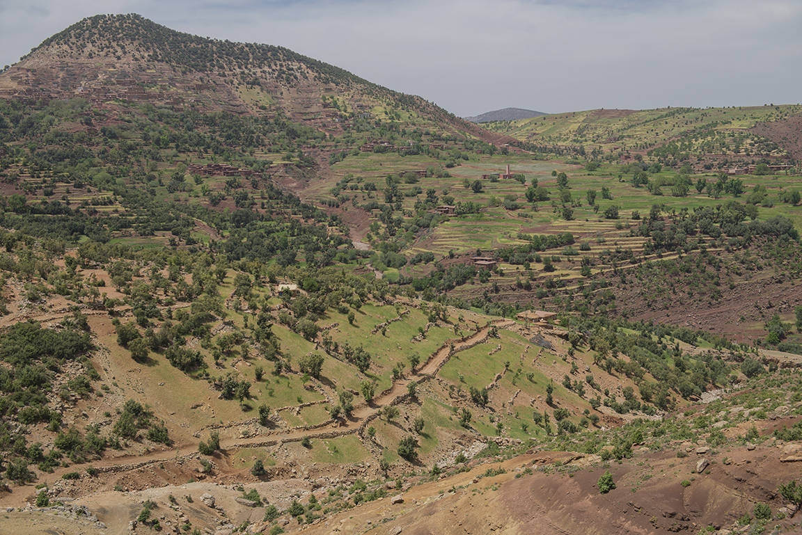 Valley in the High Atlas Mountains