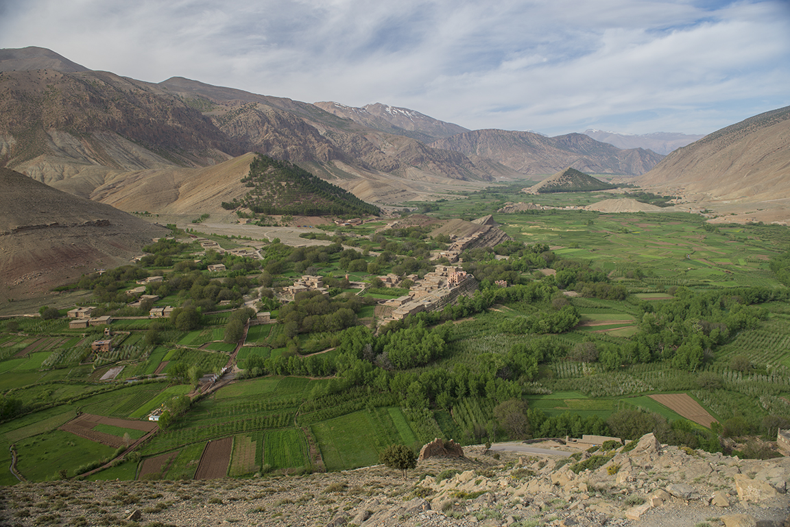 View of the Ait Bougoumez Valley from Sidi Moussa