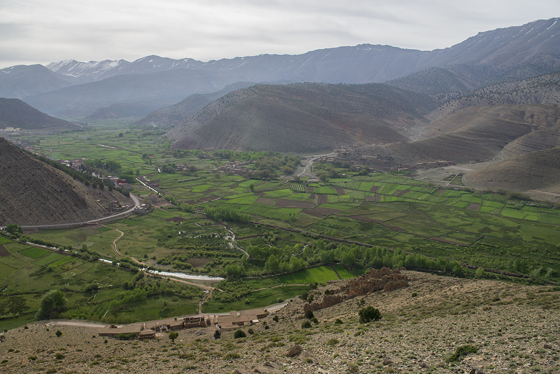 View of the Ait Bougoumez Valley from Sidi Moussa