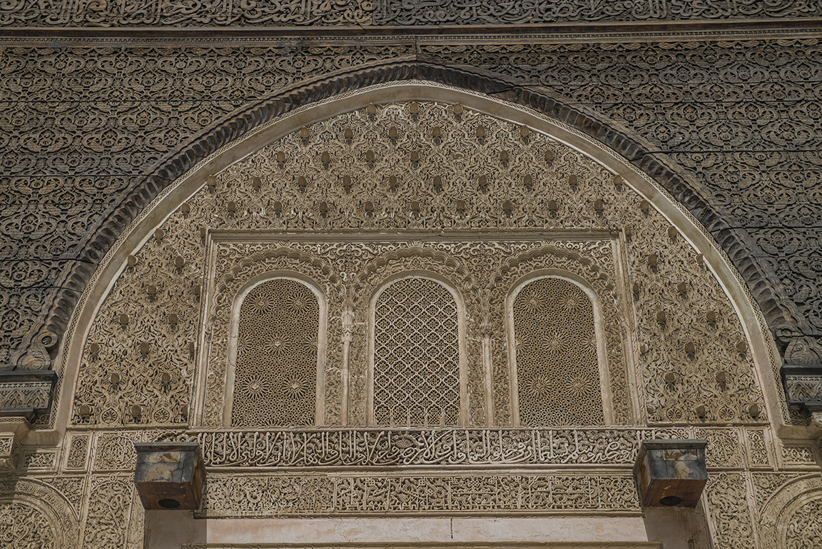 Main entrance of the the Medersa Bou Inania