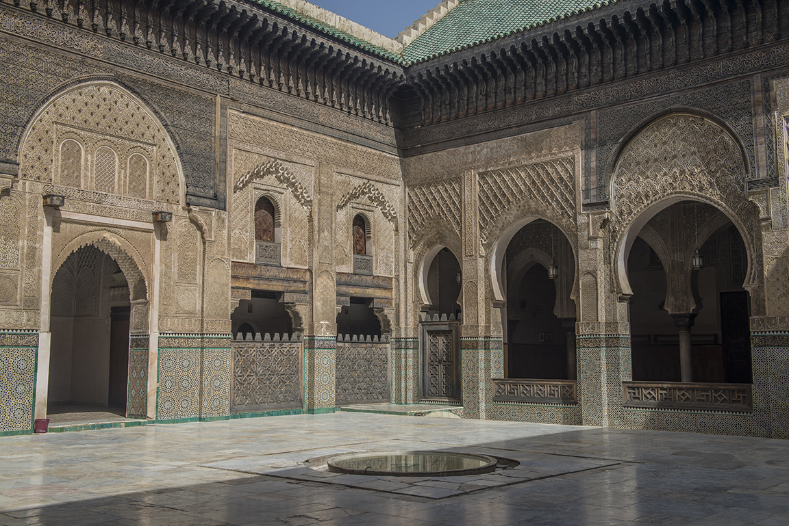 Courtyard of the Medersa Bou Inania