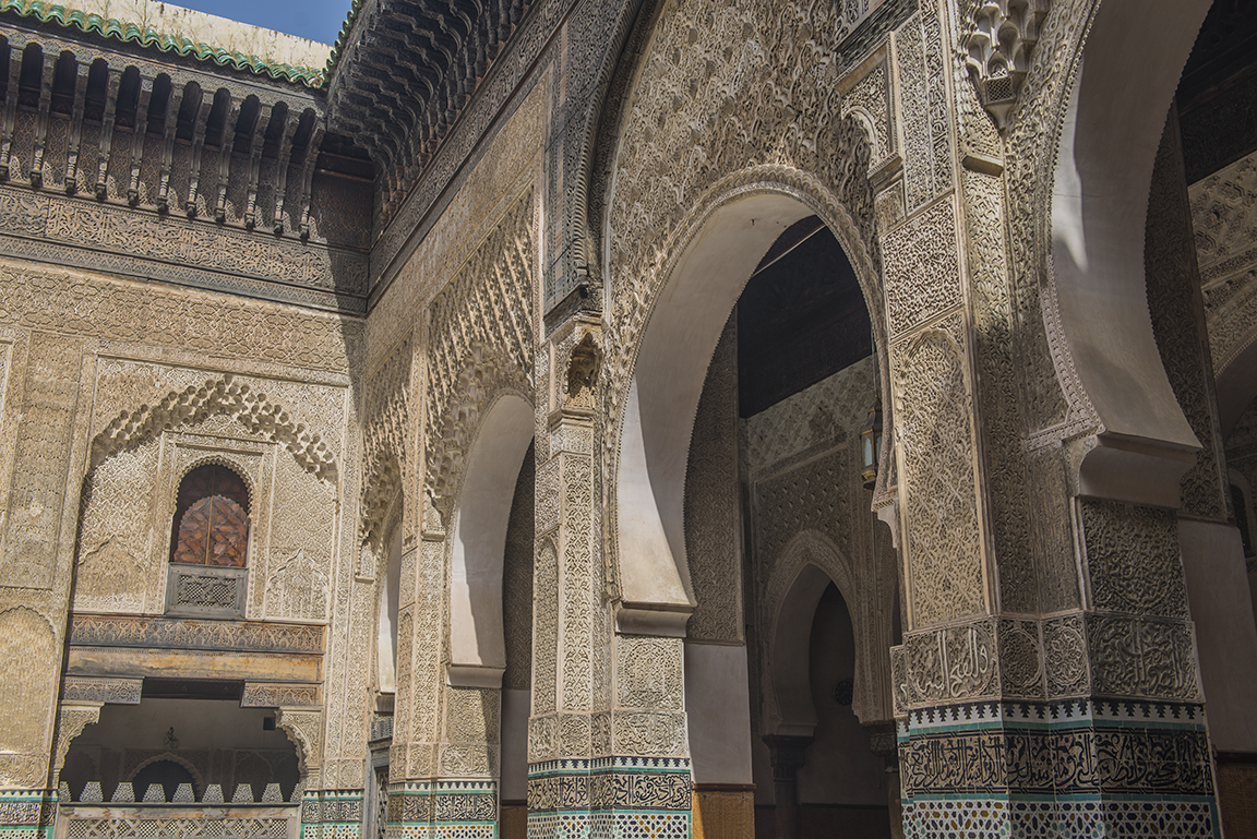 Courtyard of the Medersa Bou Inania