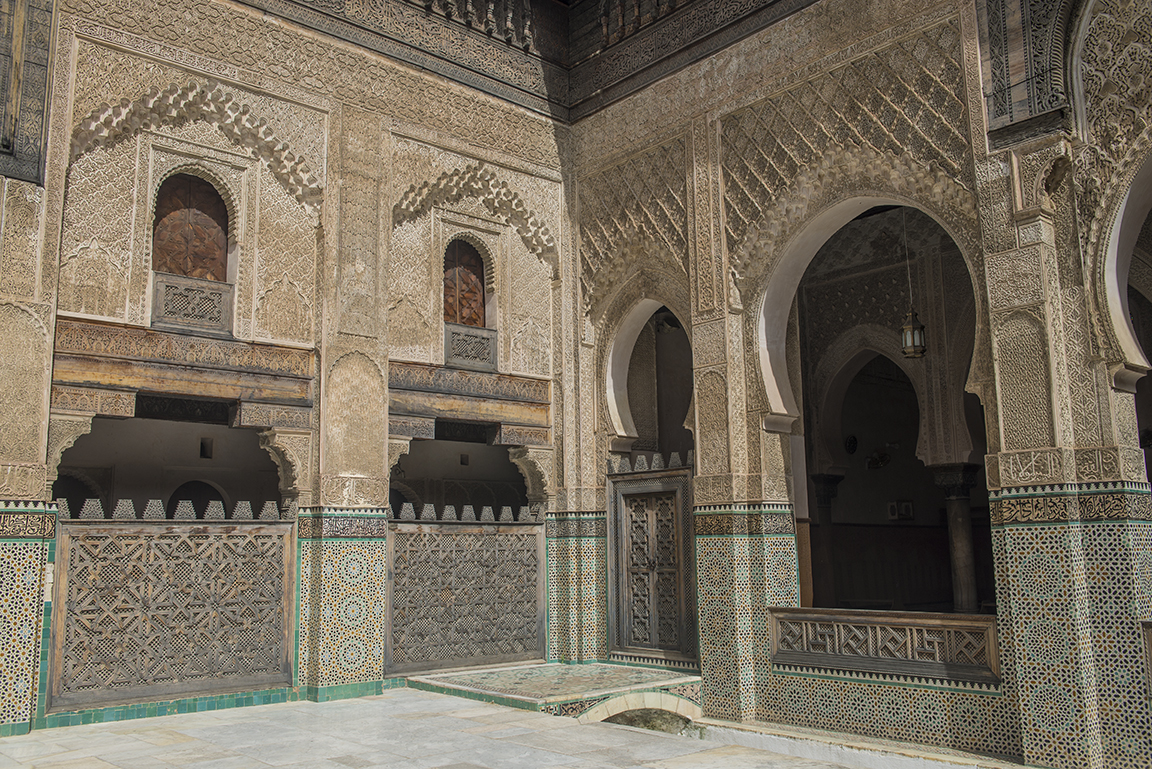 Courtyard of the Medersa Bou Inania