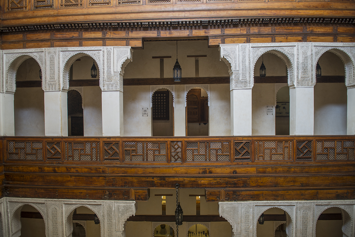 Courtyard view of the Nejjarine Museum