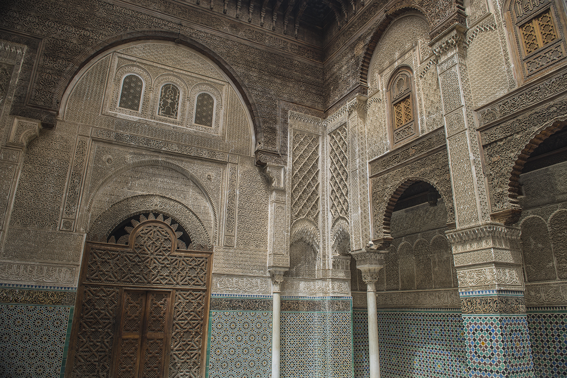 Courtyard at the Medersa el-Attarine