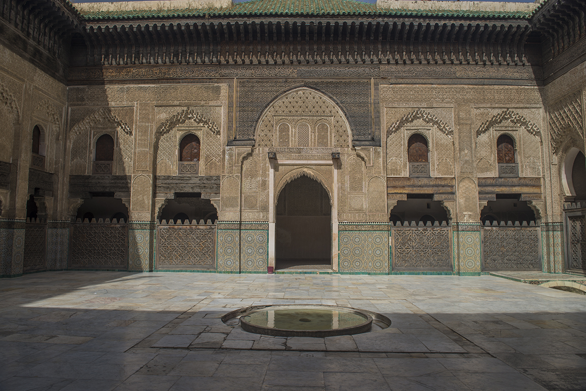 Courtyard of the Medersa Bou Inania