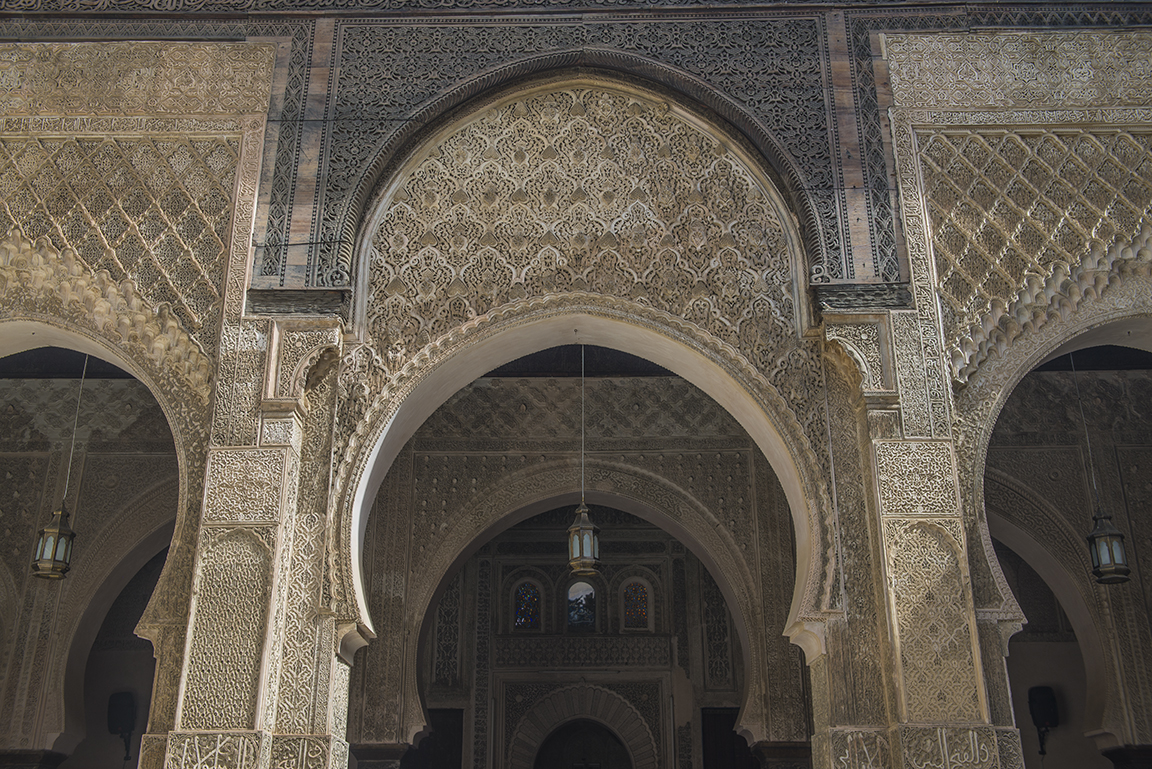 Courtyard of the Medersa Bou Inania