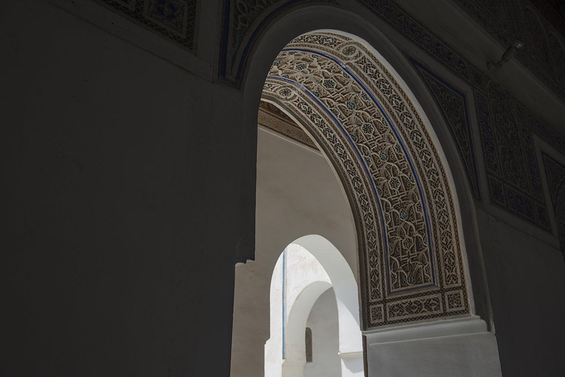 Interior detail of the Bahia Palace