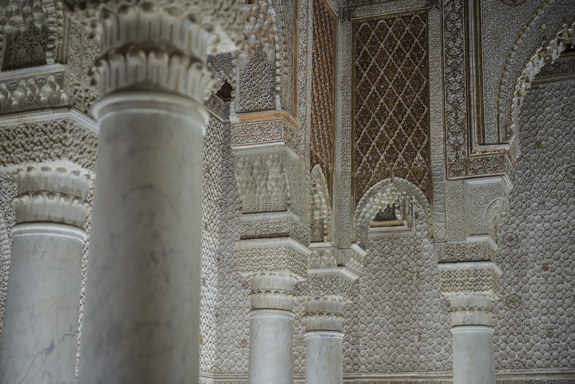 Chamber details in the Saadian Tombs