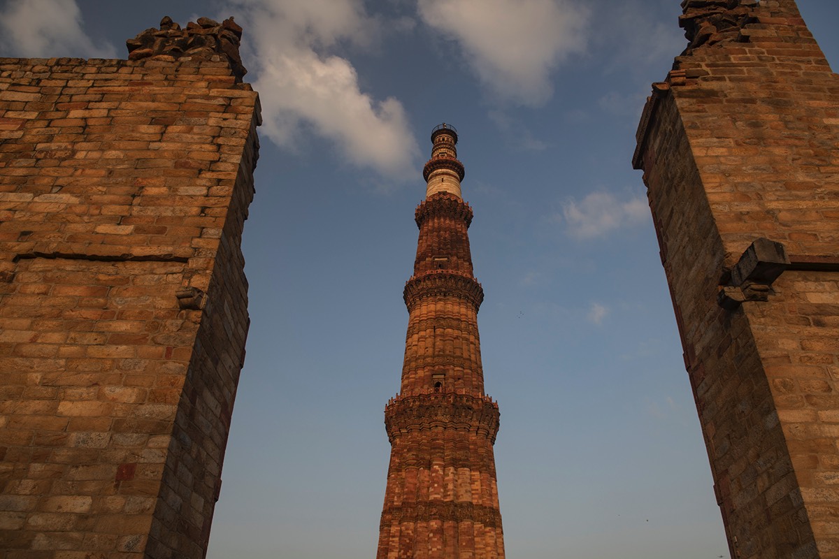 View of the Qutub Minar