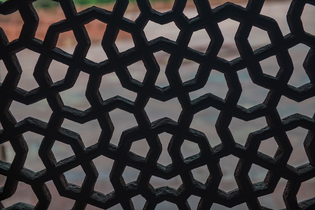 Window screen at Humayun