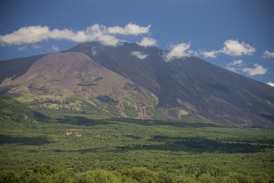 View of Mount Etna from the south