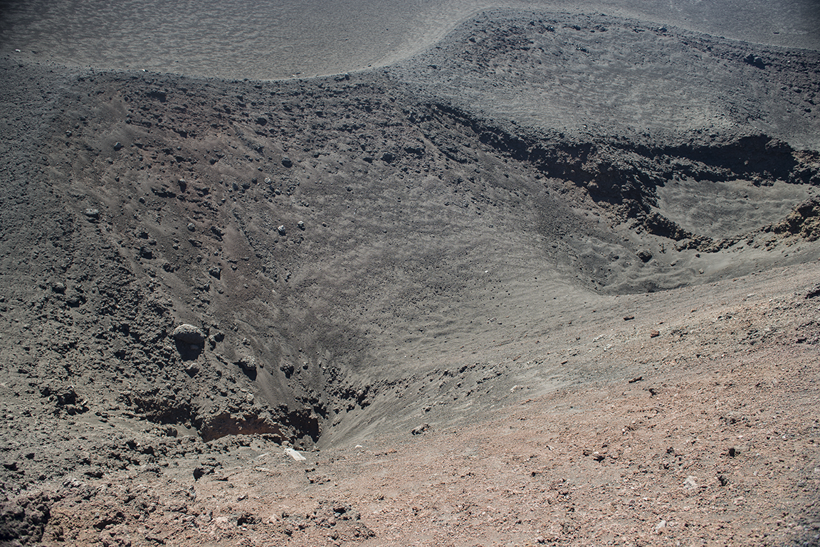 Mount Etna crater