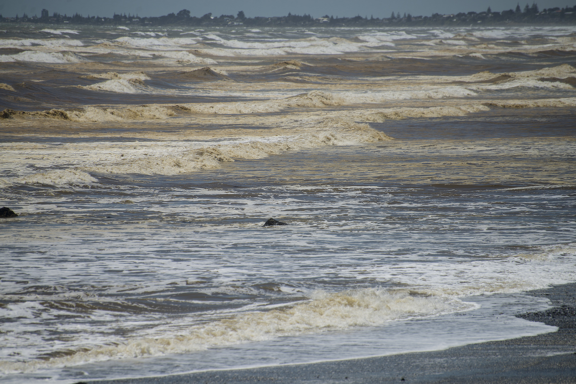 Surf and beach near Highway 1