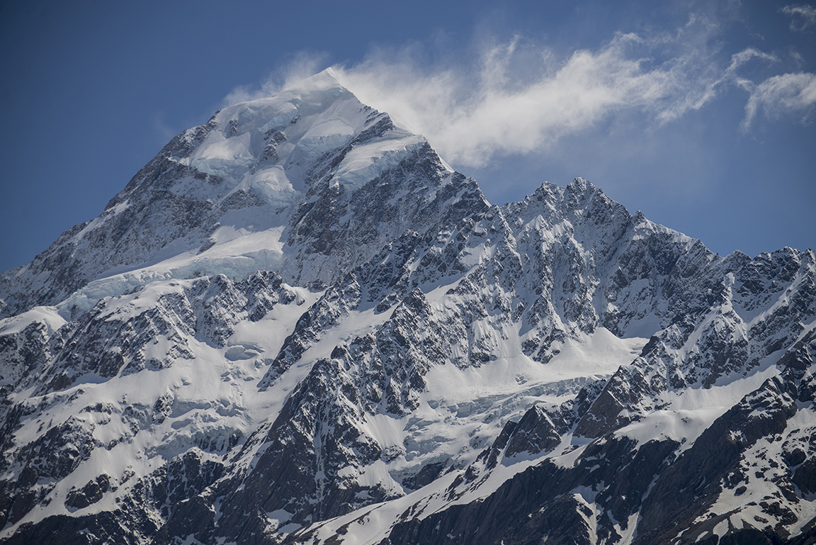 Aoraki Mount Cook Summit View