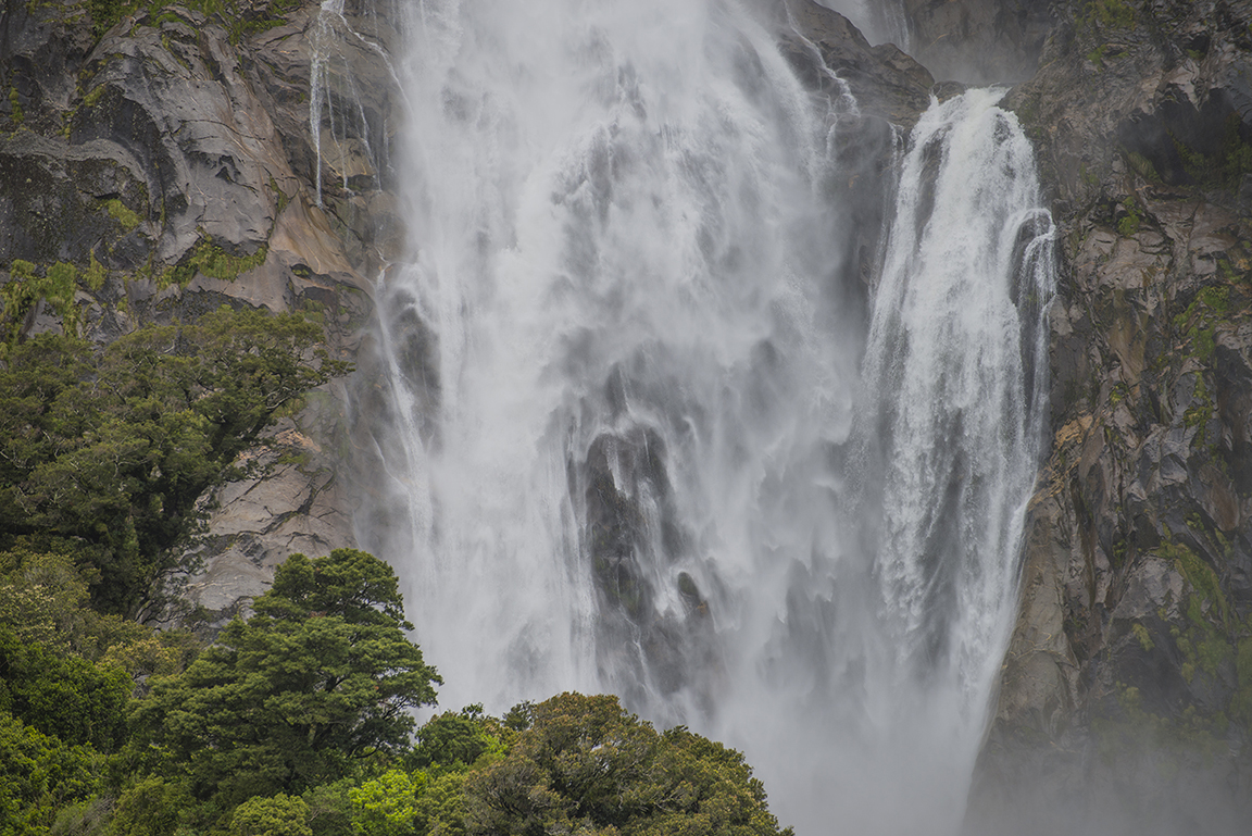 Milfod Sound waterfall