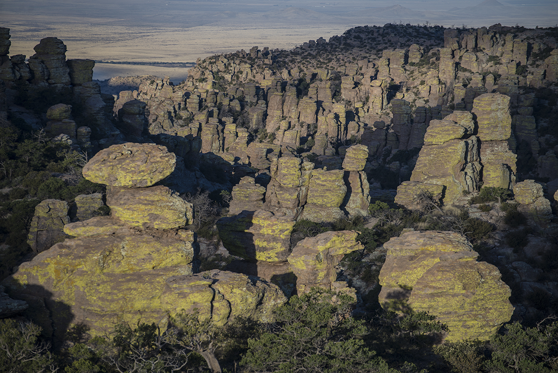 Morning light and shadows at Massai Point