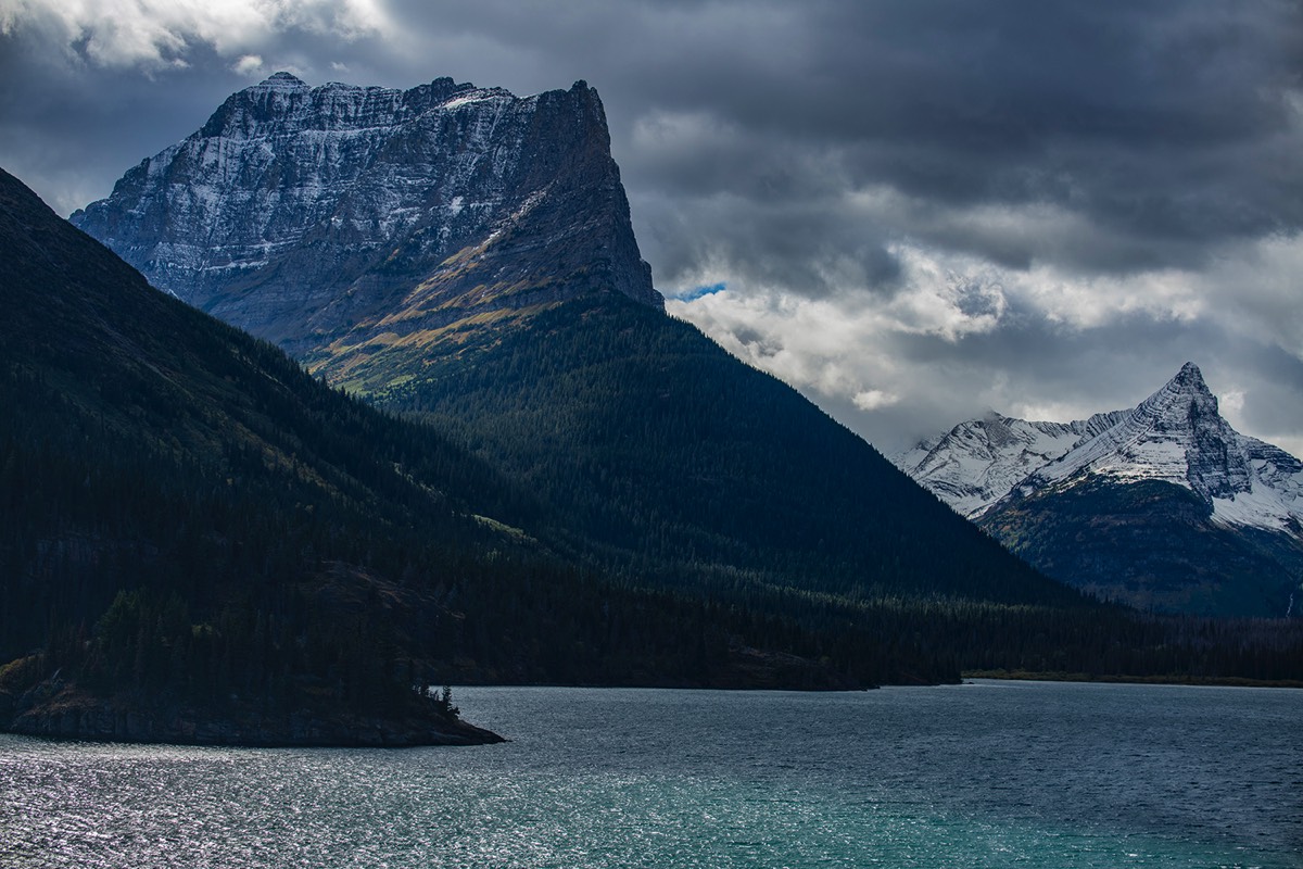 Little Chief Mountain and Gunsight Mountain