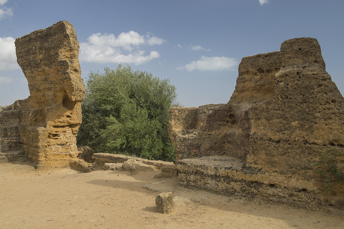 Remains of the wall at Agrigento