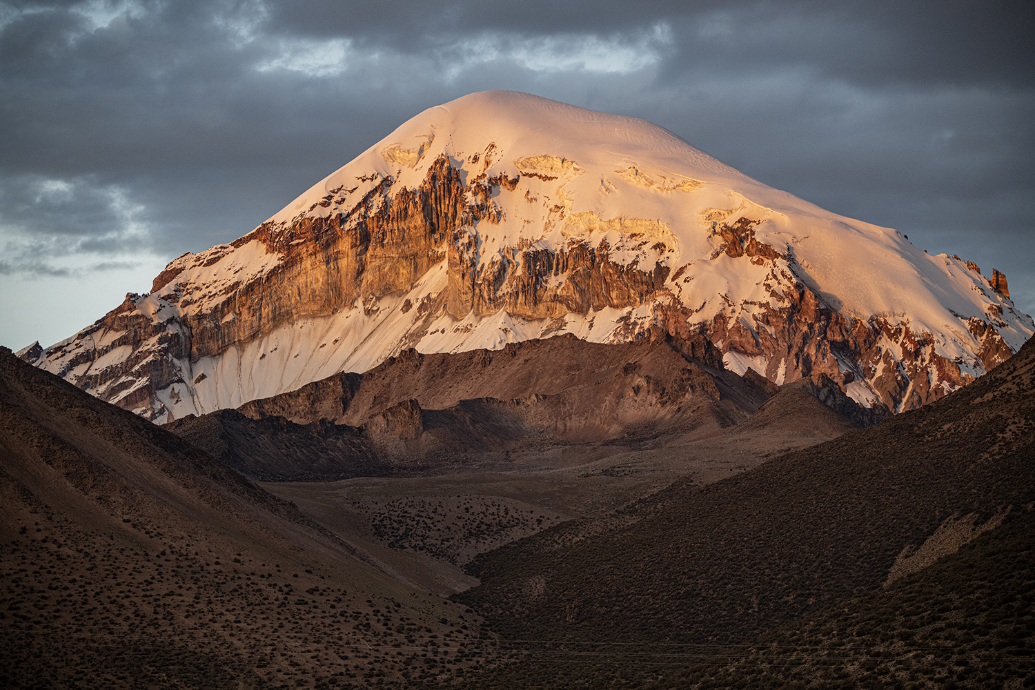 Sunset from Monte Wisalla Trail 2145